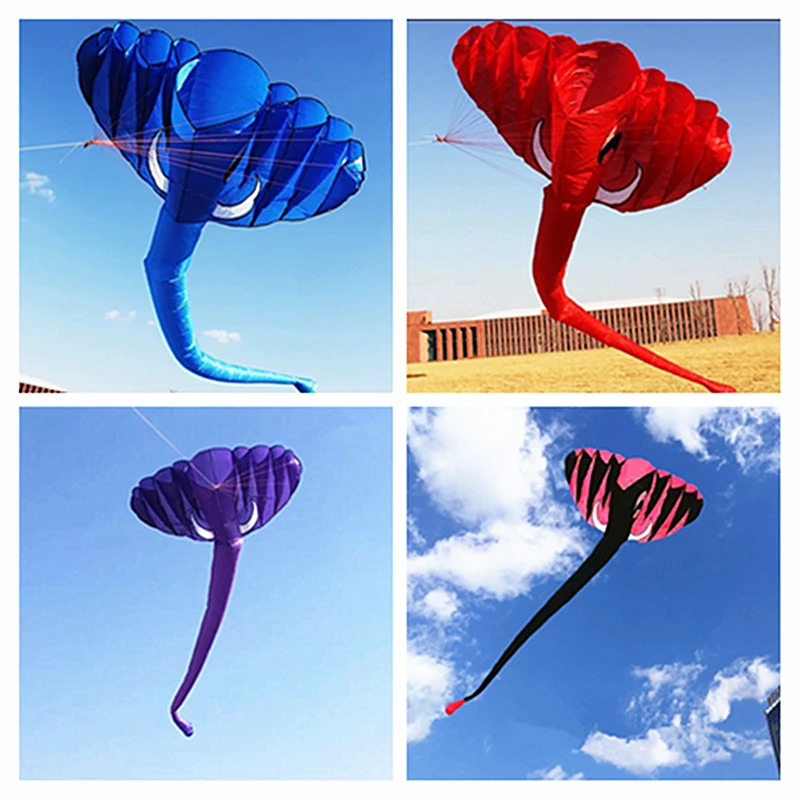 Elefanten-Drachen, fliegend, weich, riesige Drachenrolle, Nylon, Show-Drachen, professioneller Drachen, ein Liner, Fallschirm, Windsurfen, Schlange, riesige Drachen, Spaß
