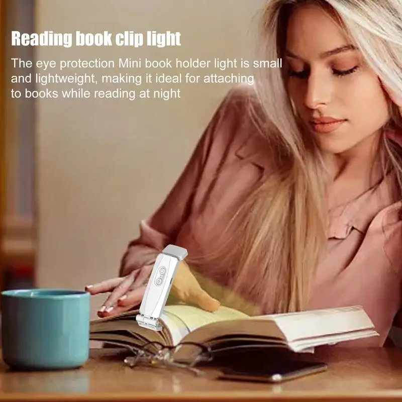 

Book Lamp For Reading In Bed Portable Bookmark With Light For Kids USB Rechargeable Book Light For Eye Caring Night Reading Book