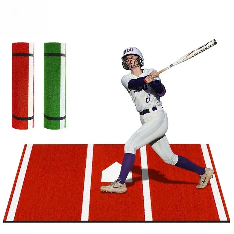 

Pitching Practice Pitcher Batting Practice Softball Strikes, Non-Slip Thickened Baseball Mats
