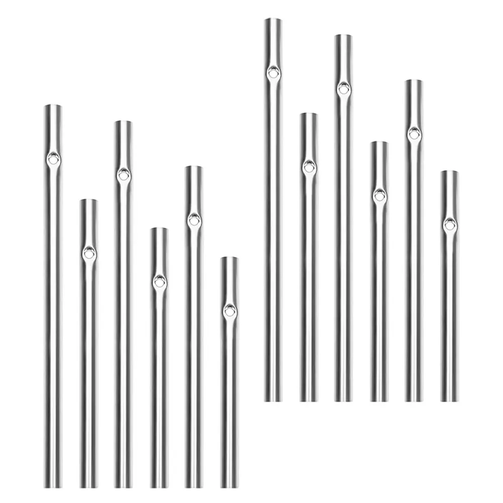 

12 Pcs Wind Chime Accessories 6MM Diameter 70 80 90 100 110 Sturdy Tubes DIY Outdoor Hanging Decor Garden Supplies