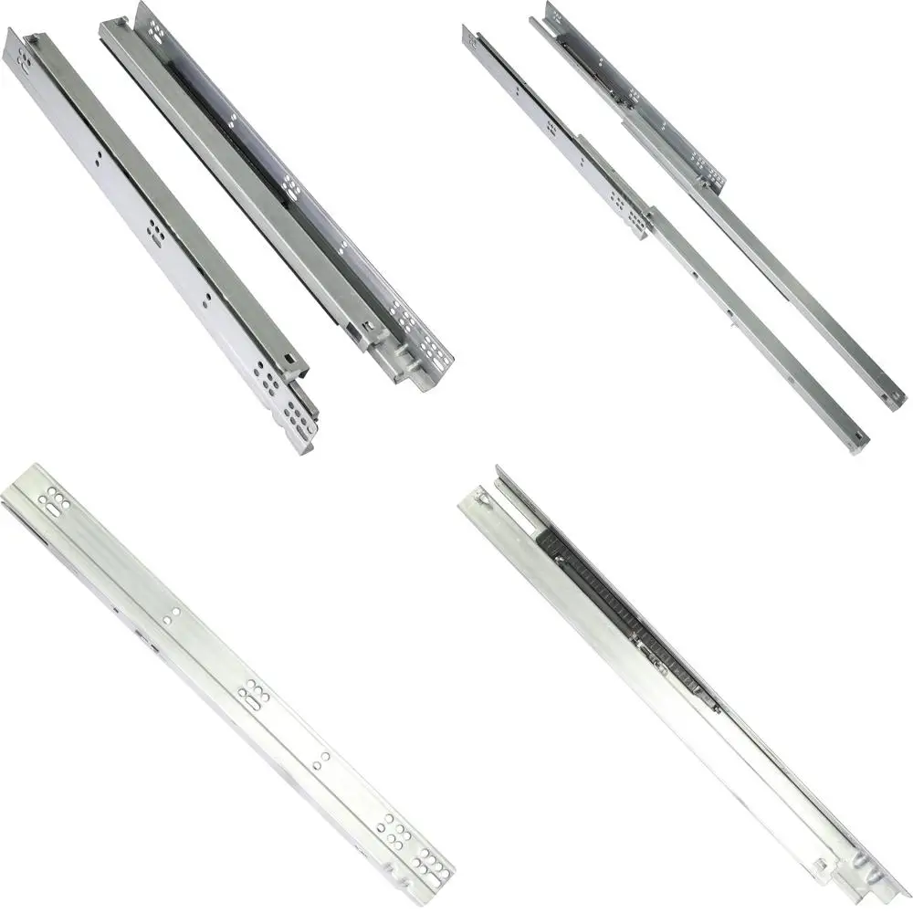 

Full Extension Silent Undermount Drawer Slides for 5/8 Thick Drawers, 3 Pairs of 305mm Slides, Heavy Duty and Quiet Glides