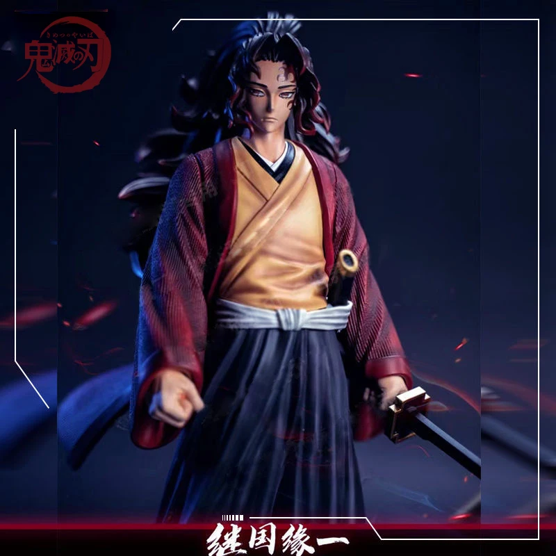 30cm Demon Slayer Daki Figure Anime Mode Toys Giyuutarou Yoriichi Kokushibou Action Figure Kimetsu No Yaiba Boys Birthday Gifts