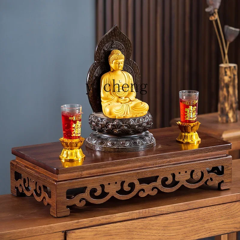 

G1 Small incense table table high Buddha statue for the altar god God of fortune incense burner display table