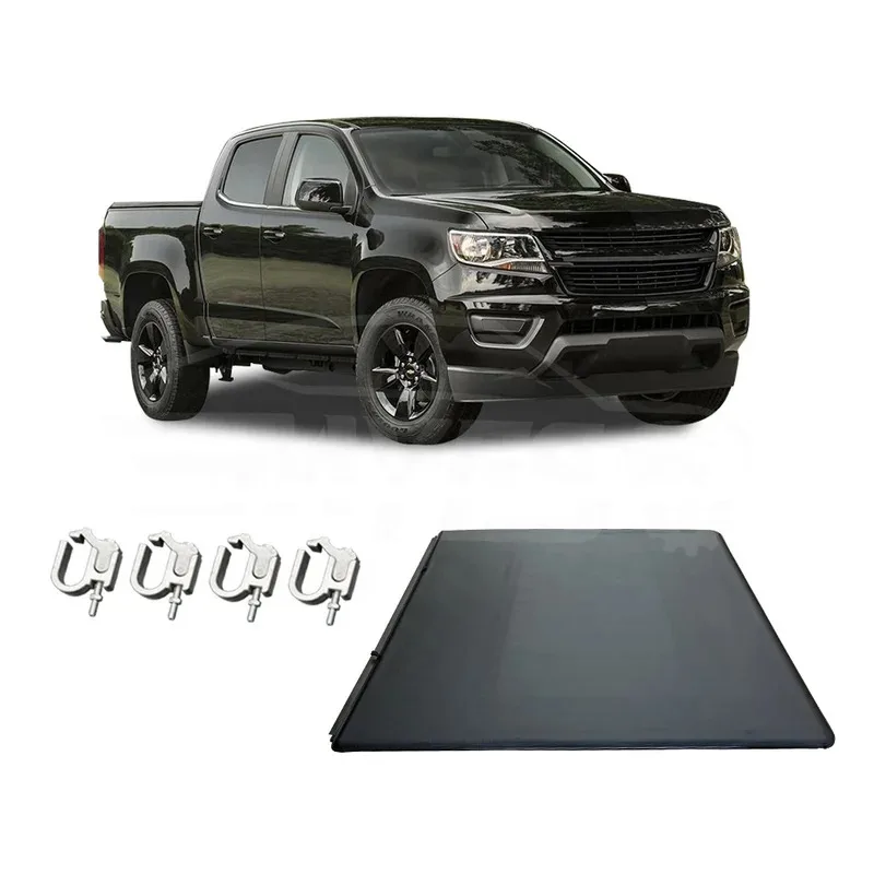 

Custom Pickup Accessories Waterproof Aluminum Soft Roll up Truck Bed Tonneau Cover for silverado 2005