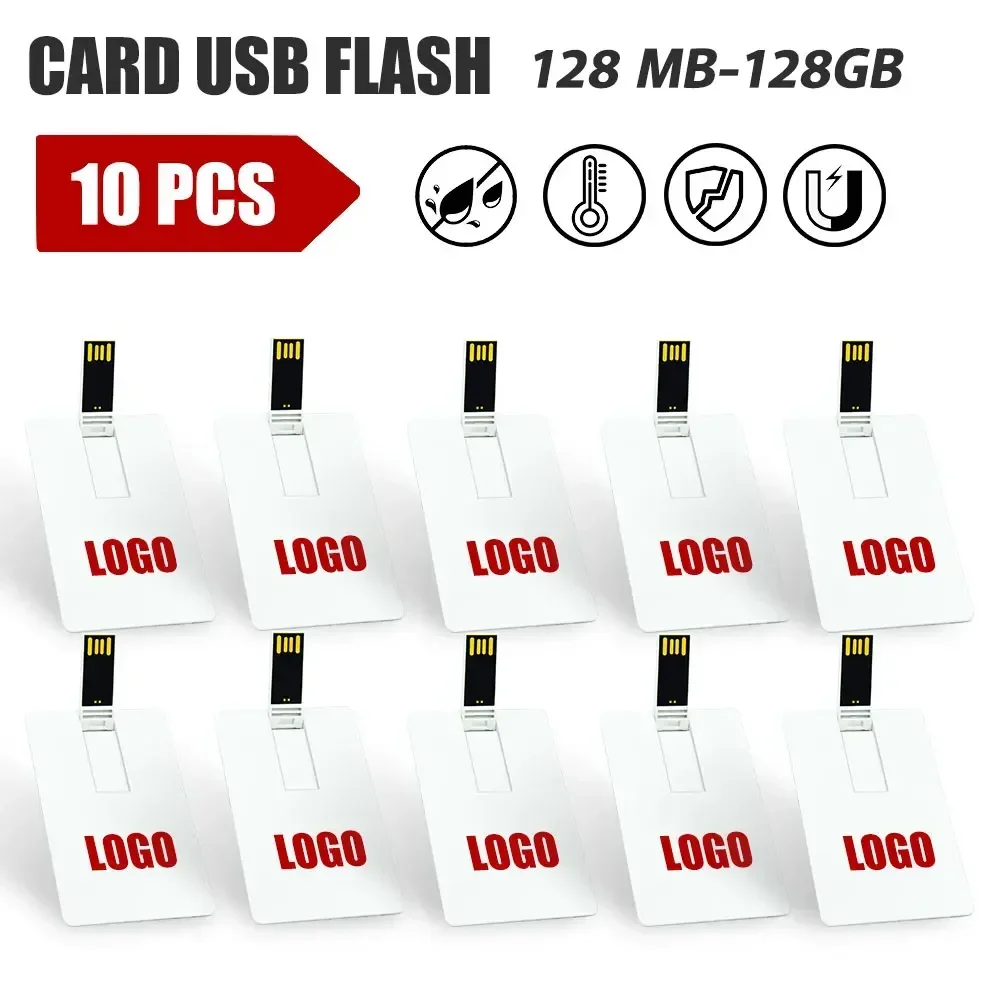 10 pack/lot Free Custom photo Credit Card USB Flash Drive 8GB16GB 32GB customized logo photo pendrive wedding business gift