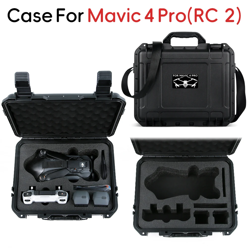 حافظة حمل لـ DJI Mavic 4 Pro صندوق مقاوم للانفجار حافظة صلبة محمولة لـ Mavic 4 Pro RC 2/RC Pro 2 ملحقات طائرة التحكم بدون طيار #3