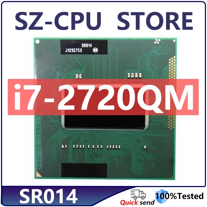 Core I7 2720QM I7-2720QM SR014 2.2GHz 6M CPU Notebook Processor Socket G2 / rPGA988B Support HM65