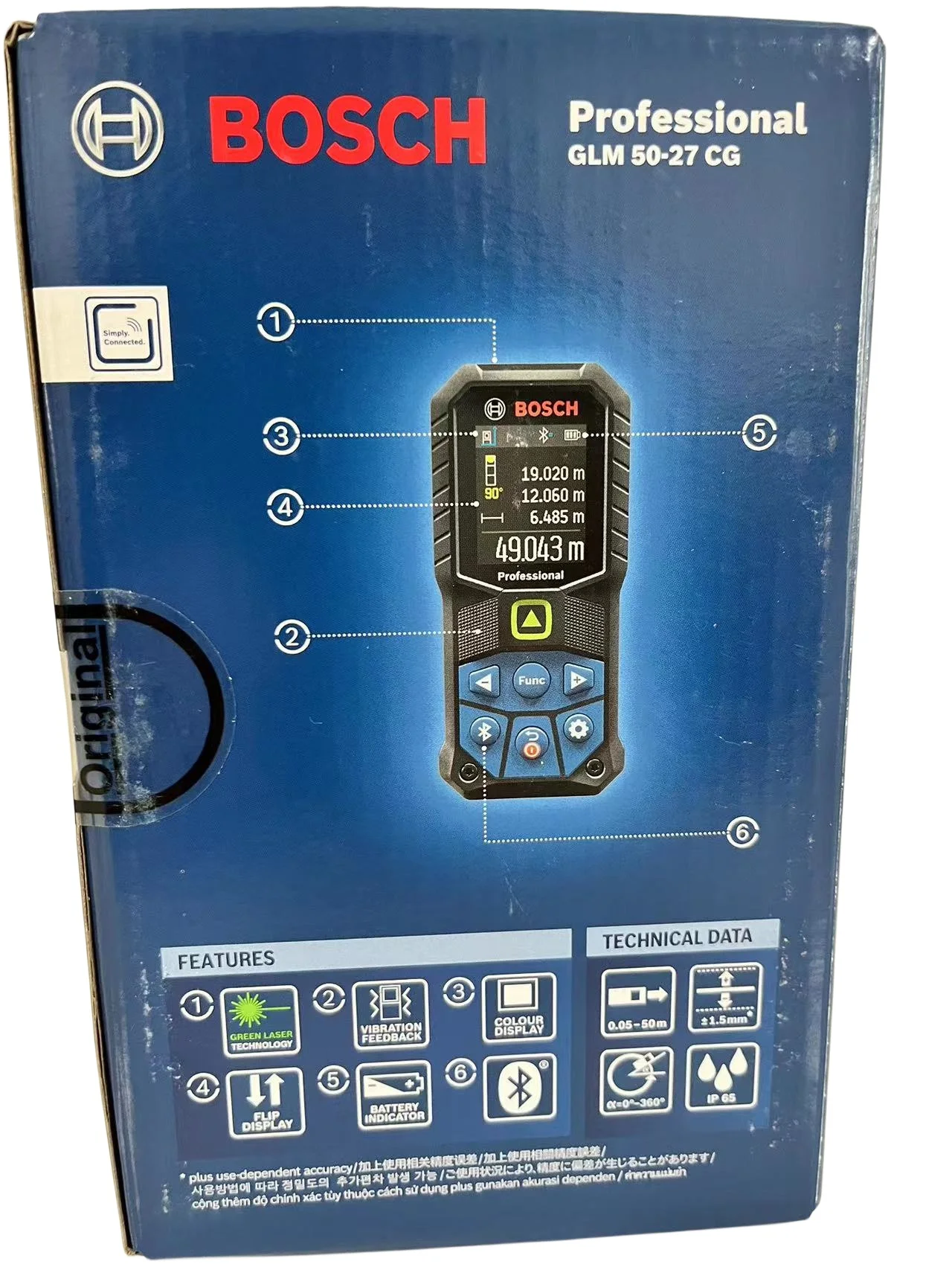 BOSCH GLM50 distance meter GLM50-27CG rangefinder bluetooth High-precision Laser Level Electronic Measuring Tools