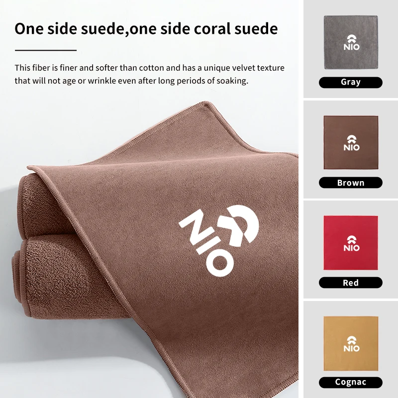 Car Drying Cloth Wash Towel Auto Windshield Clean Tool For Nio ES6 EC6 ES8 ES7 ET5 ET7 EP9 EVE 2021 2022 2023