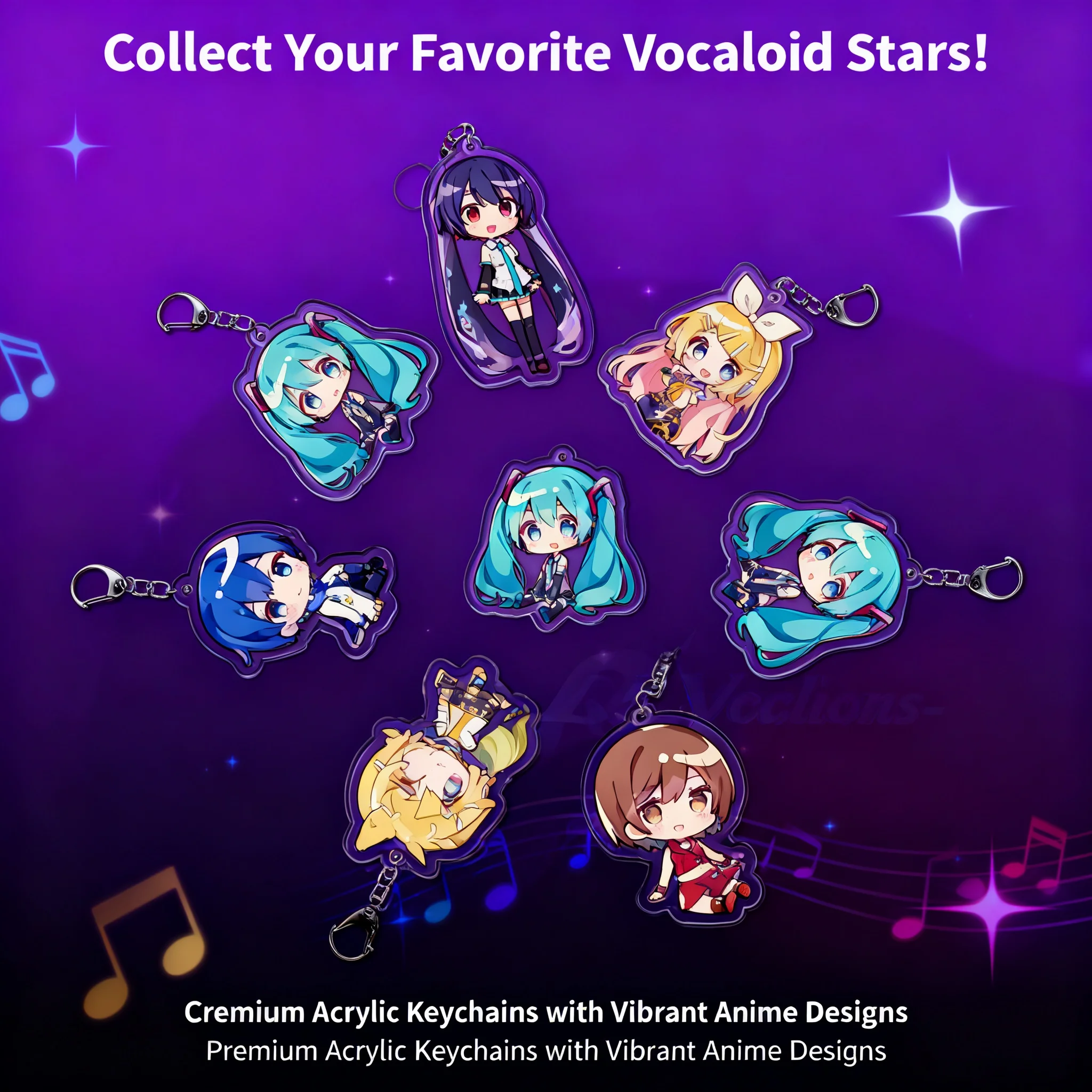 

Miku Anime Acrylic Keychain Hatsune Miku Future Cartoon Pattern Pendant Noise Miku Future Cartoon Design Accessory