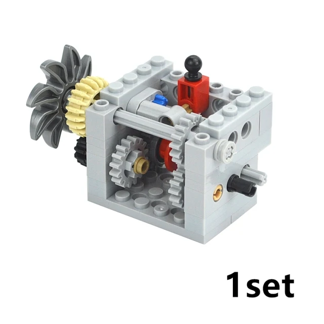 MOC Gear Rack Differential Technical Building Blocks Parts Gear Rotating Platform Compatible 76244 61927 4019 3647 35185 Leduo view 6