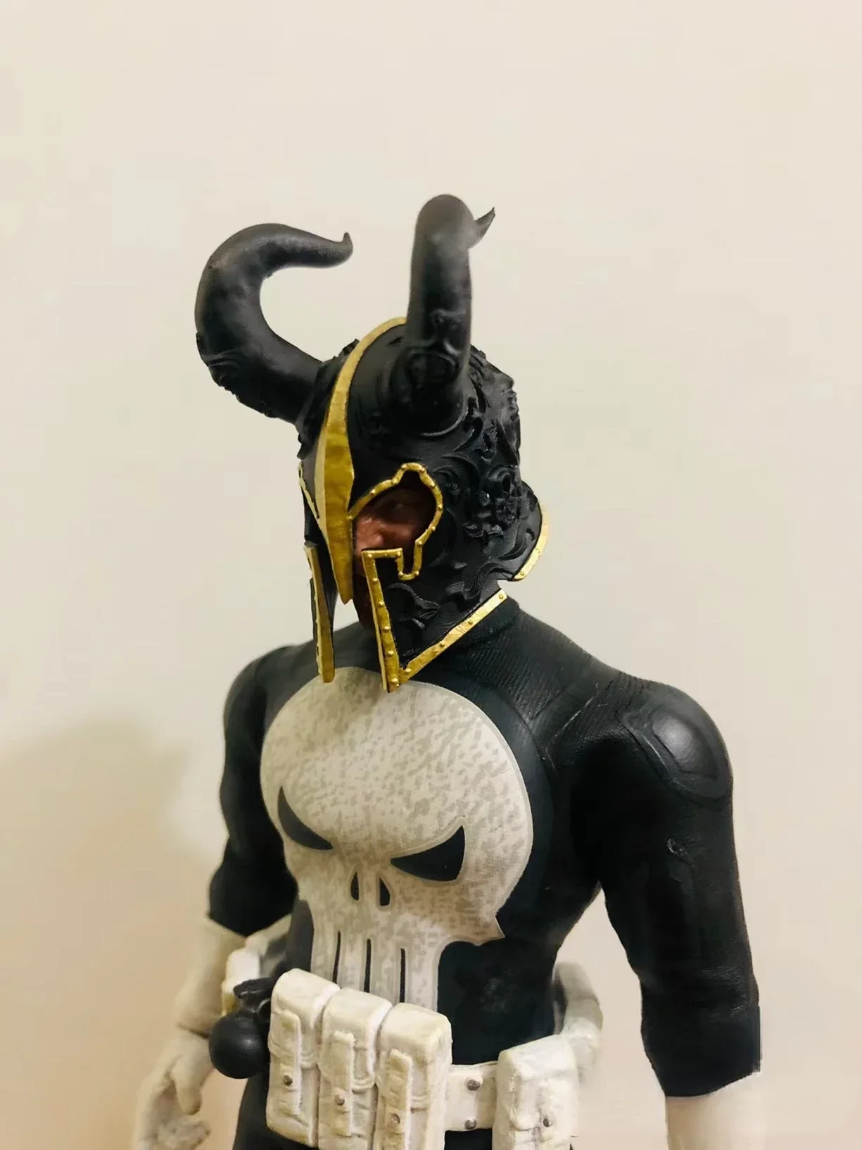 1/12 Scale Soldier Demon Helmet Model for 6'' Damtoys ML,MEZCO