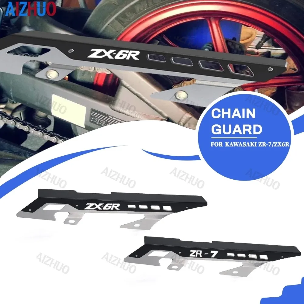 

For Kawasaki ZR-7 ZR 7S 1999 -2004 ZX 6R ZX-6R 1998 -2002 ZX6R ZR7 ZR7S Motorcycle Chain Cover Protector Chain Guard Protection