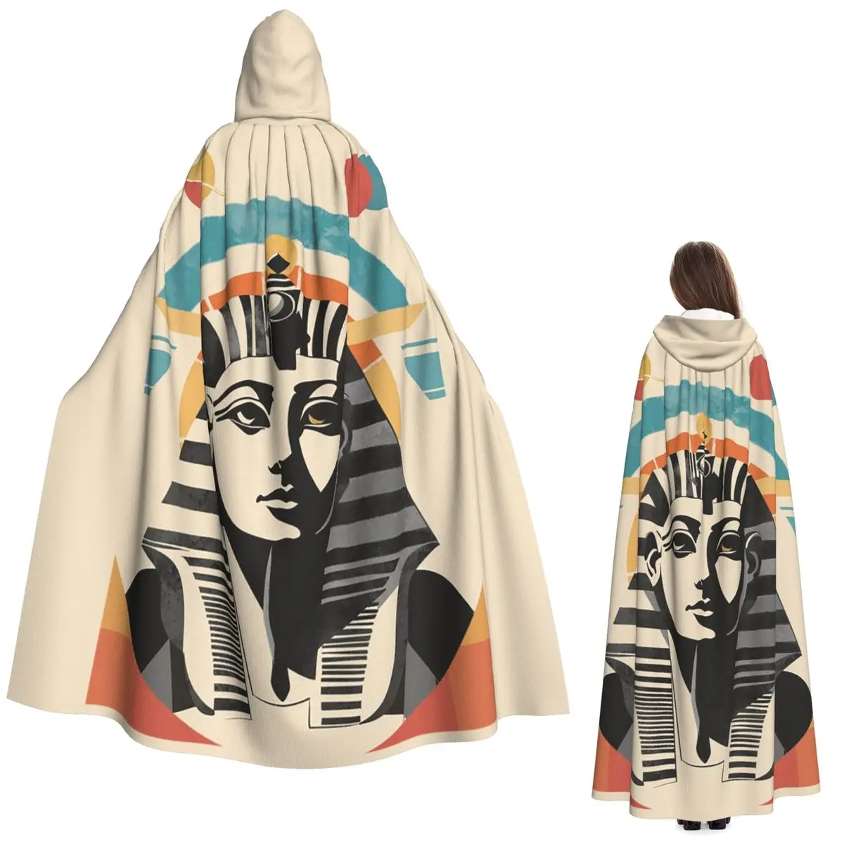 

Древний золотой фараон Египетский король Туль египетский иероглифический длинный плащ с капюшоном ведьма средневековый костюм косплей накидка ХэллоуинВечеринка