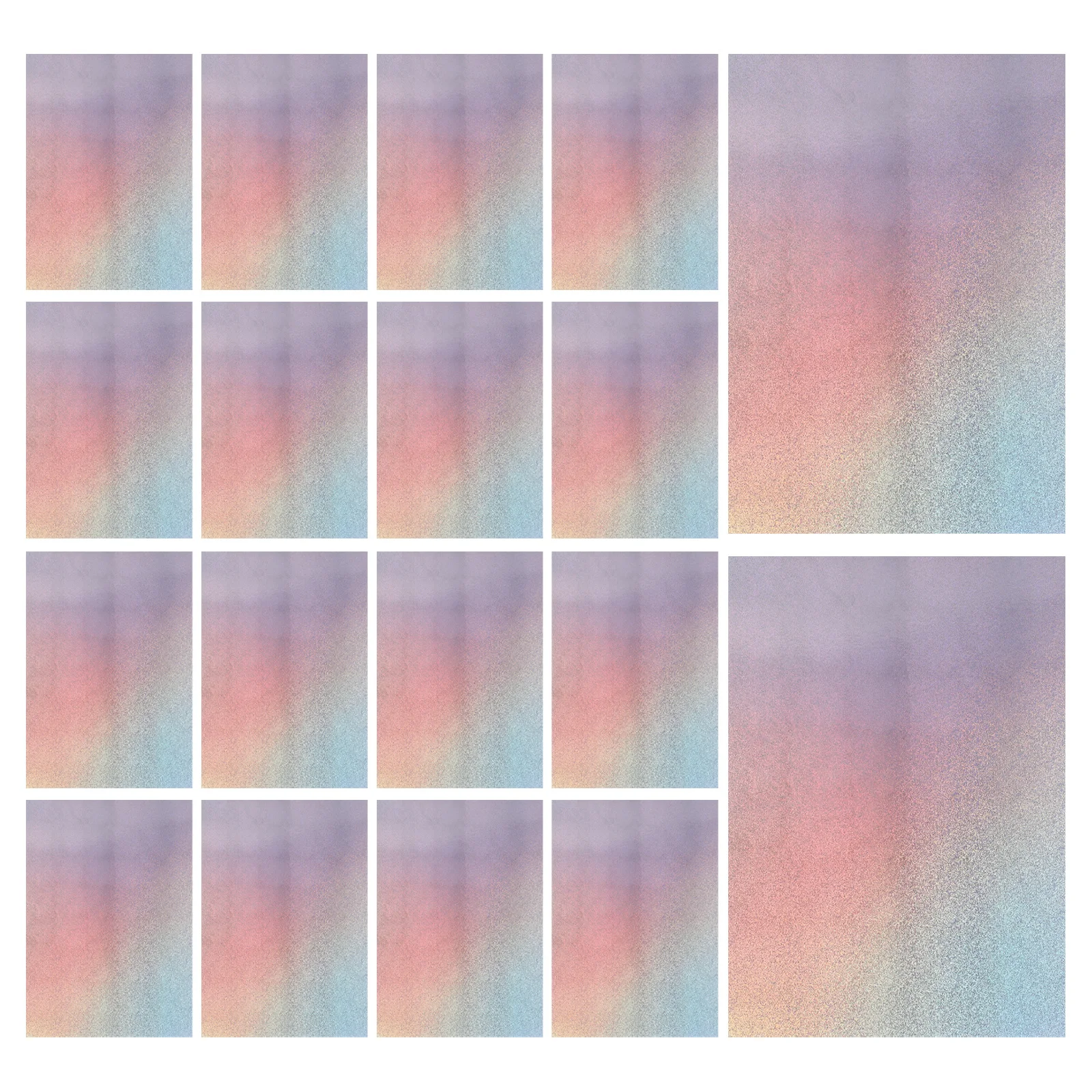 

50Pcs Holographic Cardstock Metallic Iridescent Mirror Paper for Crafts Card Making Party Decoration Scrapbook Supplies Glitter