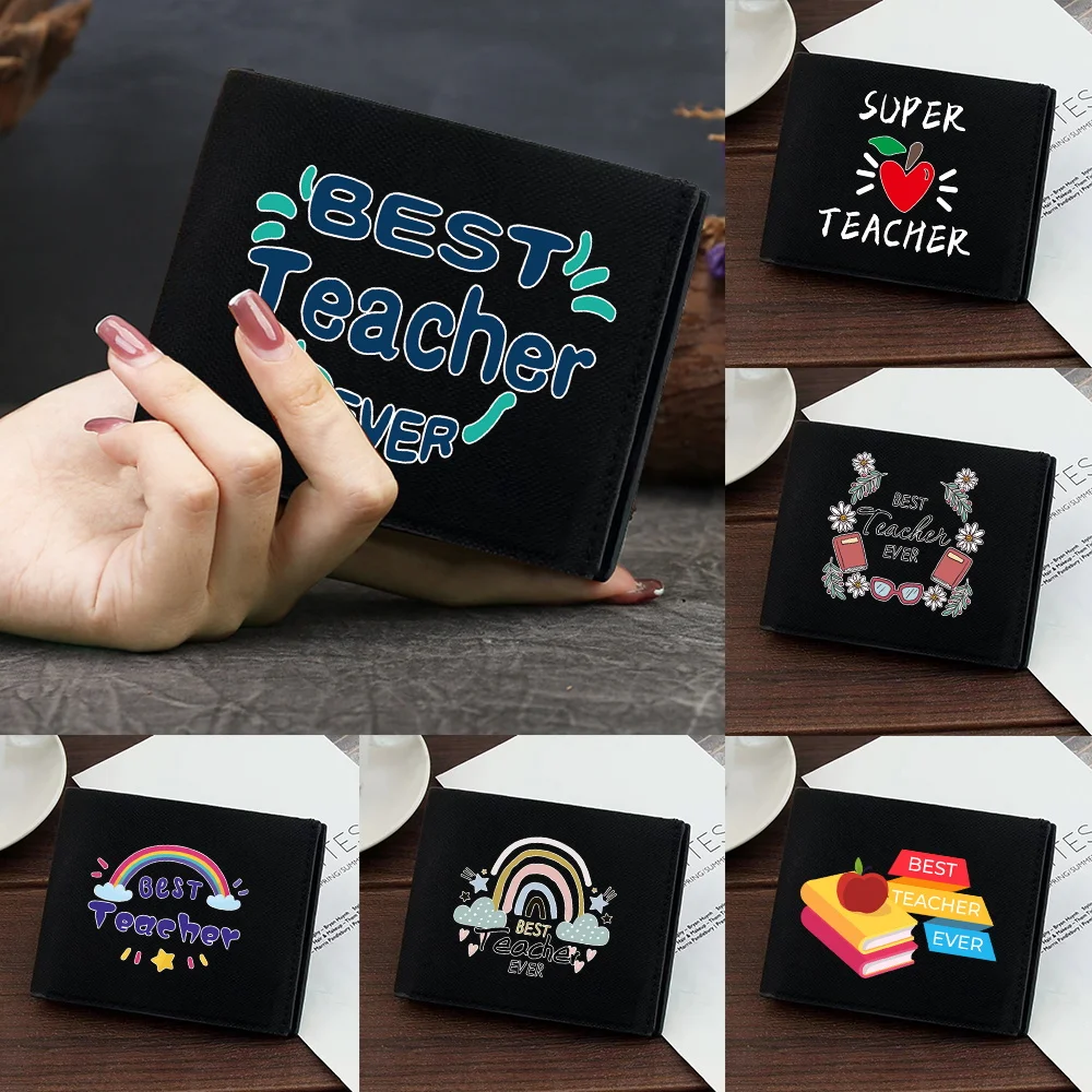 

Moneybag Teacher Printing Series New High-quality Fashion Foldable Multi-Function Personalized Purse Bank Card Storage