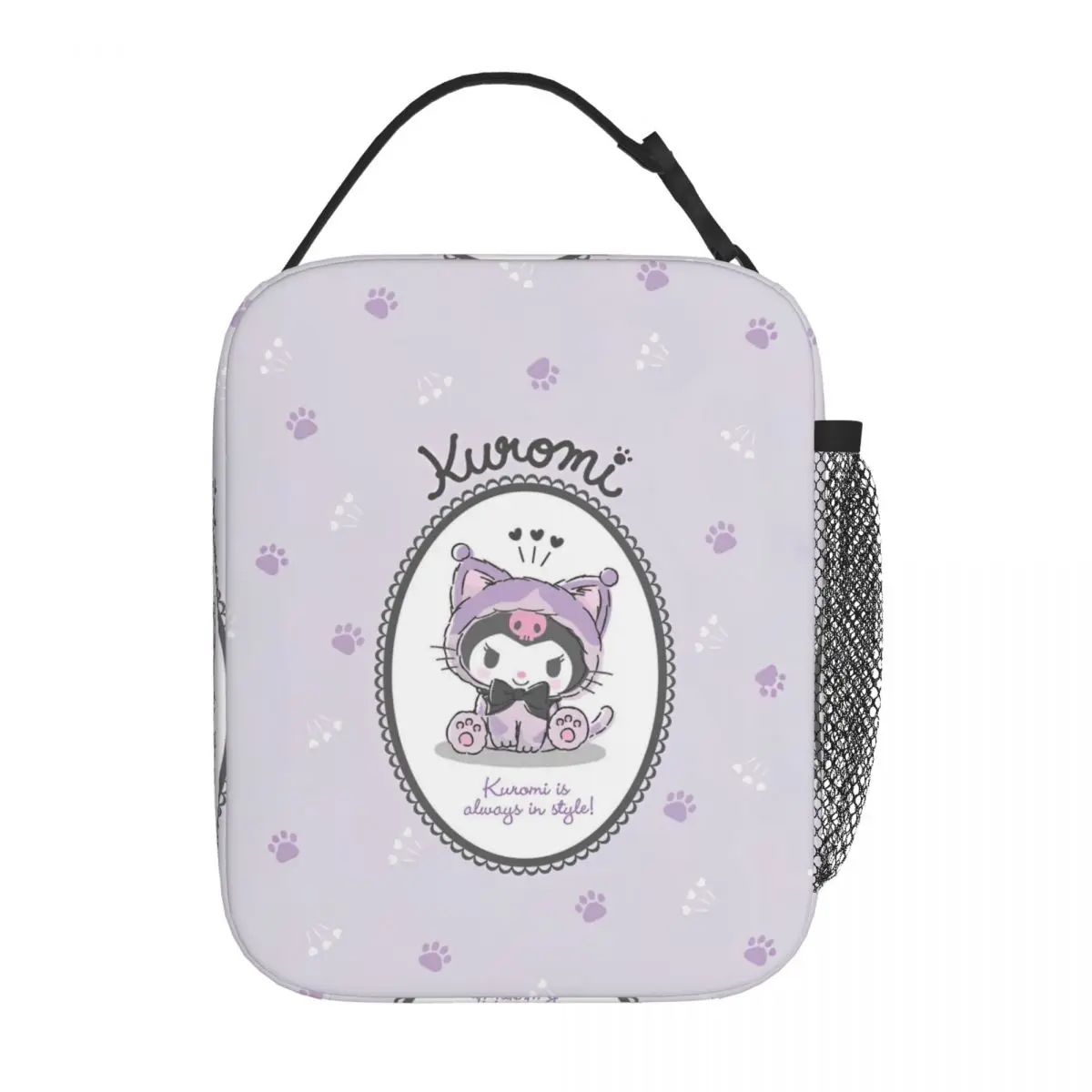 

Kuromi милая изолированная сумка для обеда с героями мультфильмов, контейнер для обеда большой емкости, термосумка, сумка-тоут, ланч-бокс для колледжа, пикника для девочек и мальчиков