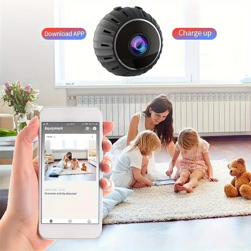 1080P Wireless Wifi Camera 4k HD Small Night Vision Video Recorder Baby Pet Motion Detection Camera HD Surveillance Ip Cam 2024