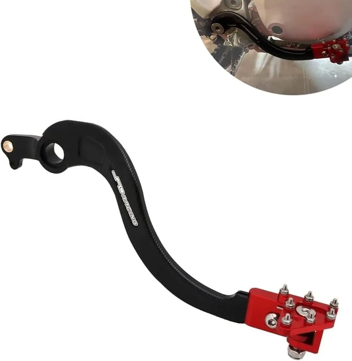 

Dirt Bike Rear Brake Foot Pedal CNC Motorcycle Lever for CRF250R/450R/450RX/250RX Red
