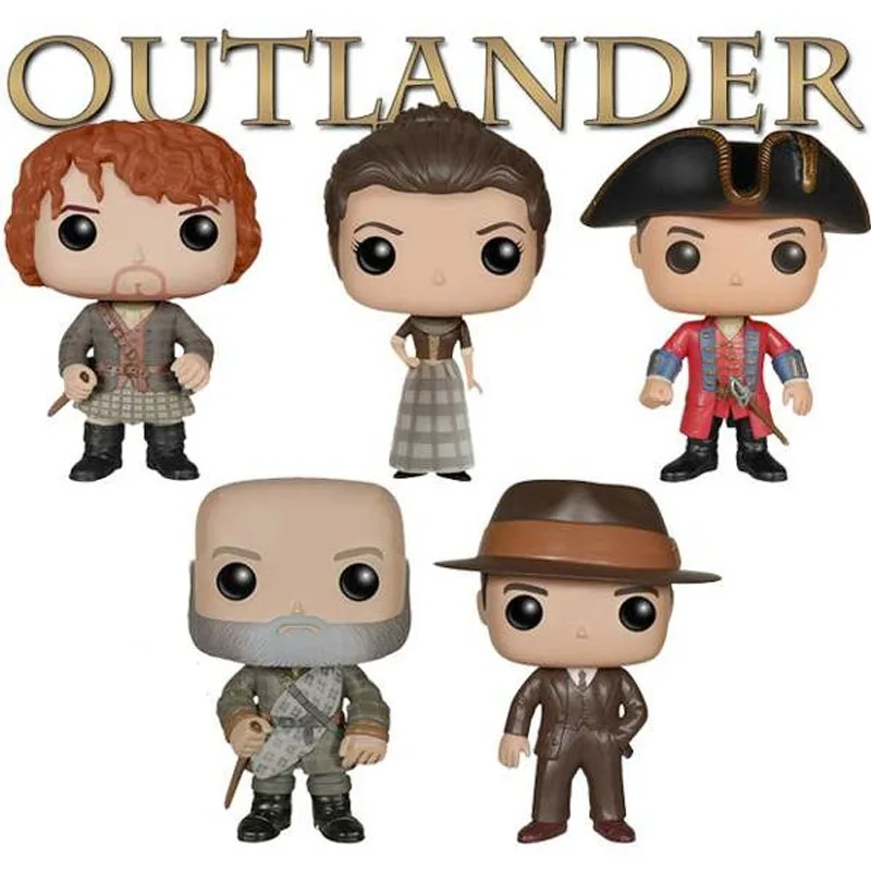 Funko Pop TV Outlander #250 Caire Randall 251# Jaime Fraser #252 Dougal Mackenzie Vinyl Action Figure Dolls Toys Collection