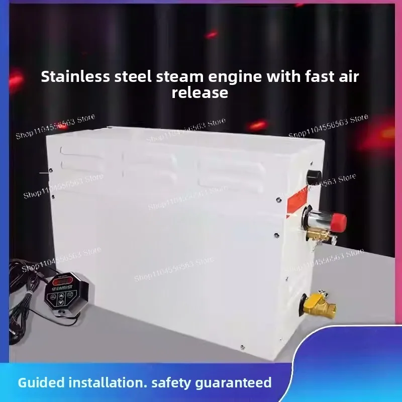 220V/380V Steam Generator, 12/15/18KW High Power for Home Sauna, SPA & Steam Shower Room