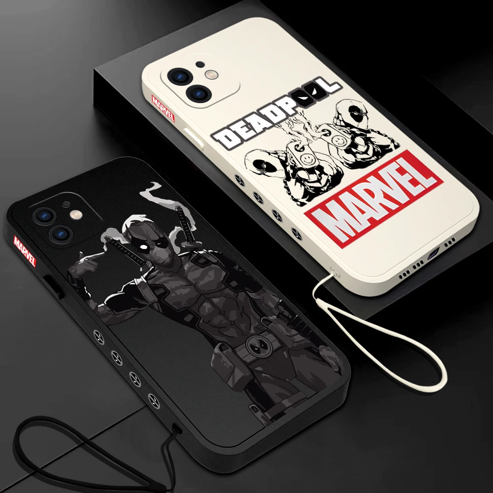 Marvel Deadpool Phone Case For Huawei P50 P40 P30 P20 Nova 9 9SE 8 8i Mate 40 30 20 Pro Lite P Smart 2021 Y7A Cover