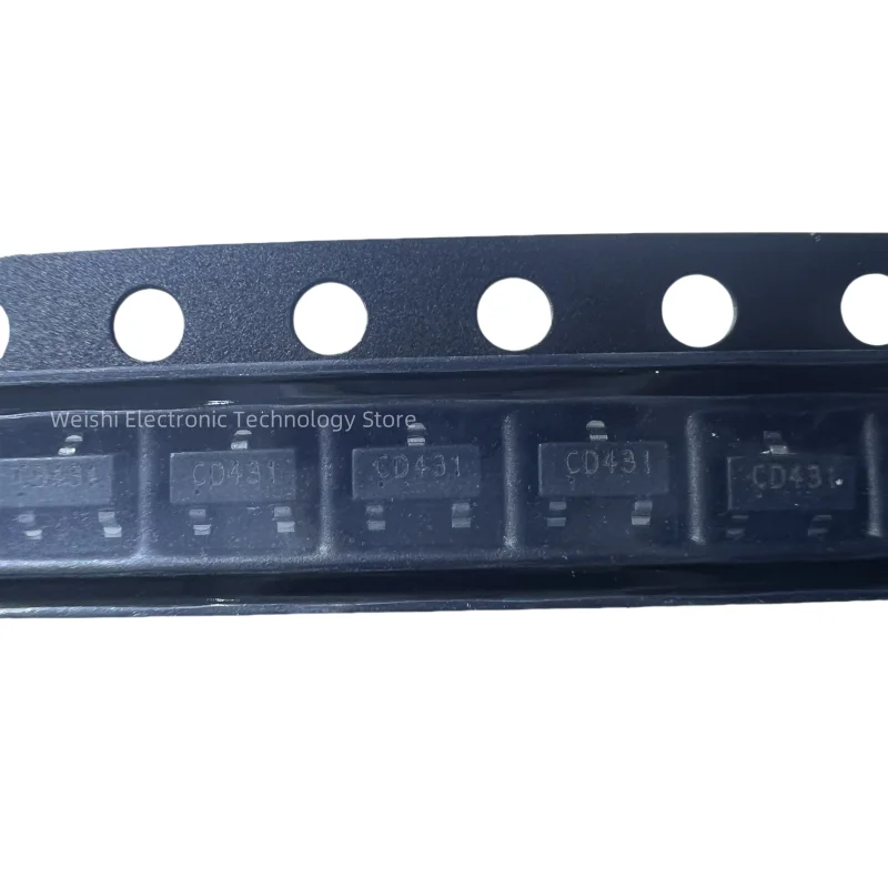 

Voltage reference chip CD431 0.5% SOT-23-3 replaces TI's TL431