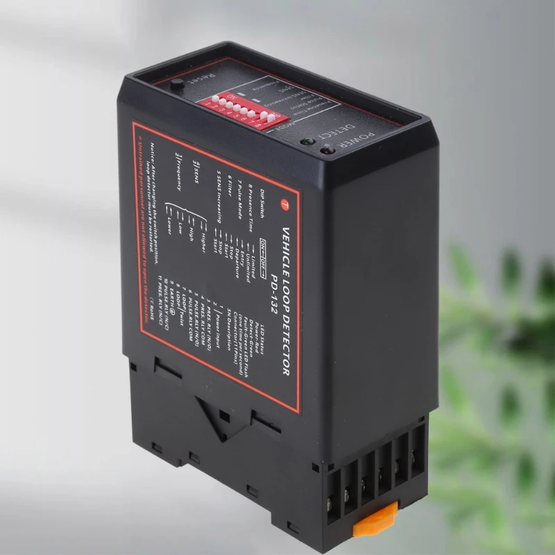 Y1UD PD-132 Traffic Inductive Single Channel Loop Vehicle Detector Safety Automatic Gate Opener Barrier Gate High Accuracy