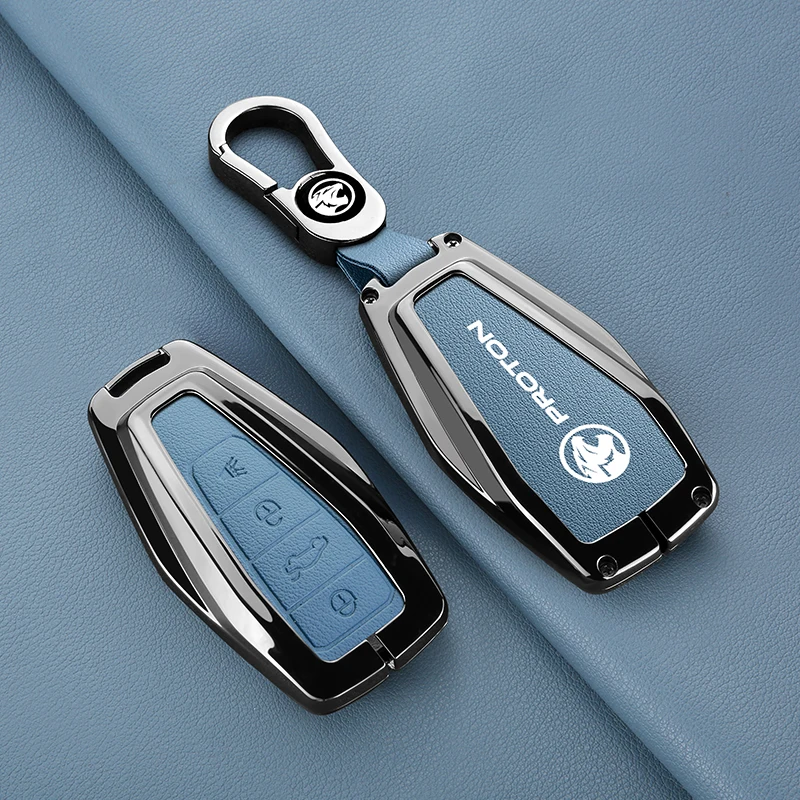 Car Accessories Malaysia - Zinc Alloy Car Leather Key Case