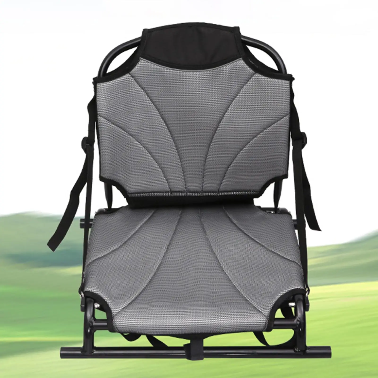 

Kayak Seat Beach Chair with Backrest Support Adjustable Fishing Seat for Fishing