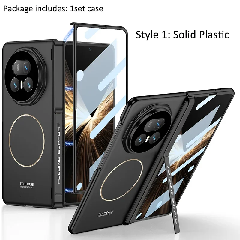 

Для Magsafe Высококачественный вращающийся шарнирный чехол для HUAWEI Honor Magic V5, беспроводная зарядка с чехлом-держателем из закаленной пленки