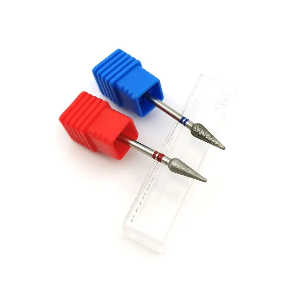 HYTOOS-لقم ثقب الأظافر المخروطية ، الماس الناعم ، لدغ نظيف للبشرة ، المطاحن الروسية ، مثقاب مانيكير كهربائي ، أداة إكسسوارات الأظافر #2