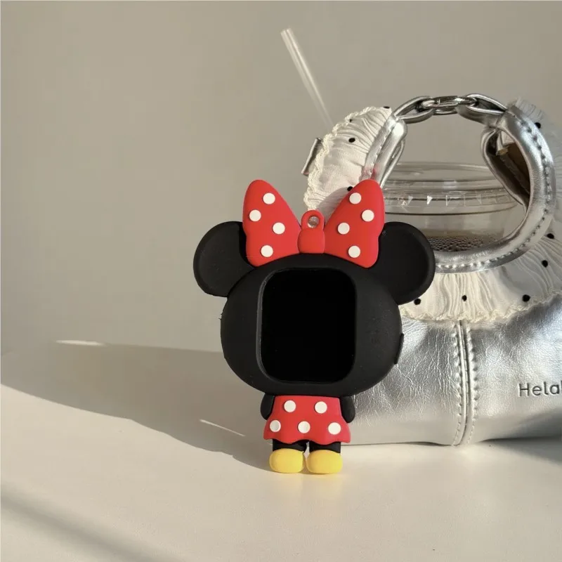 3D Cartoon Minnie Mouse Case For Apple Watch Sport 1/2/3/4/5/6/7/8/9st Gen S10 S11 Ultra SE 38/45/41/44/42/46/49mm Kids Cover - view 5