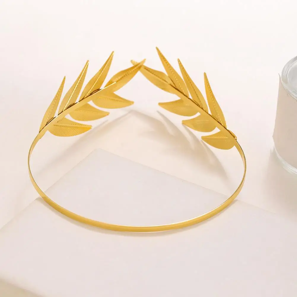 

Women Headgear Exquisite Leaf Crown Elegant Bridal Wedding Dress Accessories for Queen Tiara Headgear for Women Tiara