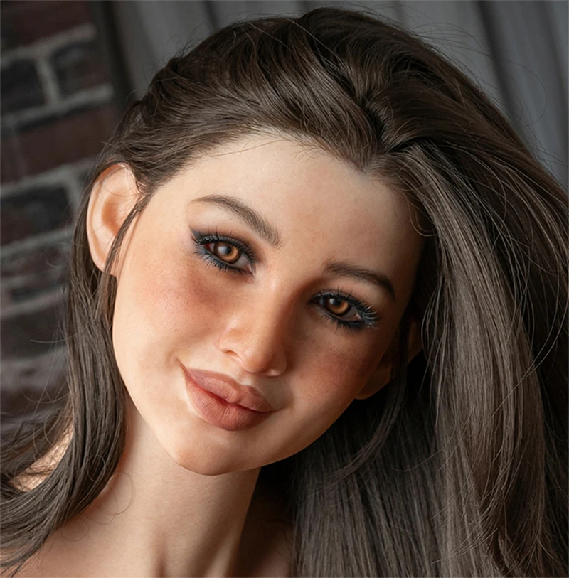 Irontech أعلى جودة ROS الفم سيليكون مثير رأس الدمية # R2 الجلد الطبيعي #4