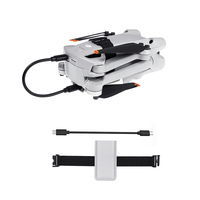 2 in1 Set For DJI Cellular 4G Module Mounting Fixed Strap With Data Cable For DJI Mini 3 Pro Cellular Module Drone Accessories