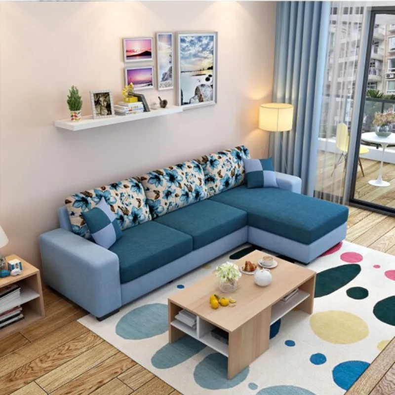 Puffs Futon Living Room Sofas Modern Luxury Designer Floor Corner Living Room Sofas Decor Nordic Muebles Lounge Suite Furniture