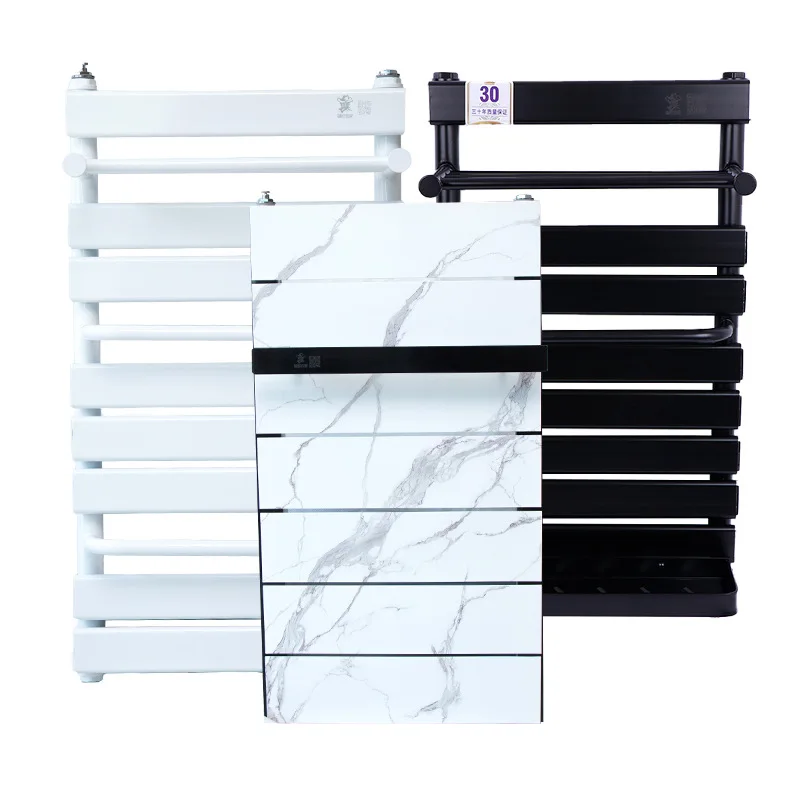 HVAC System Wall Mounted Heated Towel Rail Towel Warmer Hot Water Radiator Heated Towel Rack for Bathroom - view 4