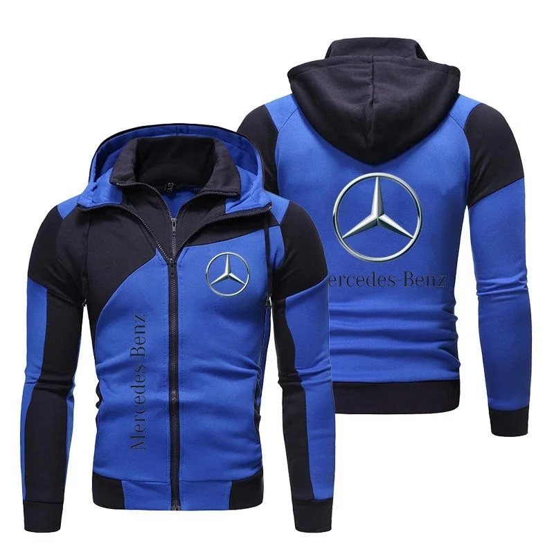 Benz populaire high-end non-pilling luie stijl sport plus size heren volledige set hoodie met capuchon in paar stijl