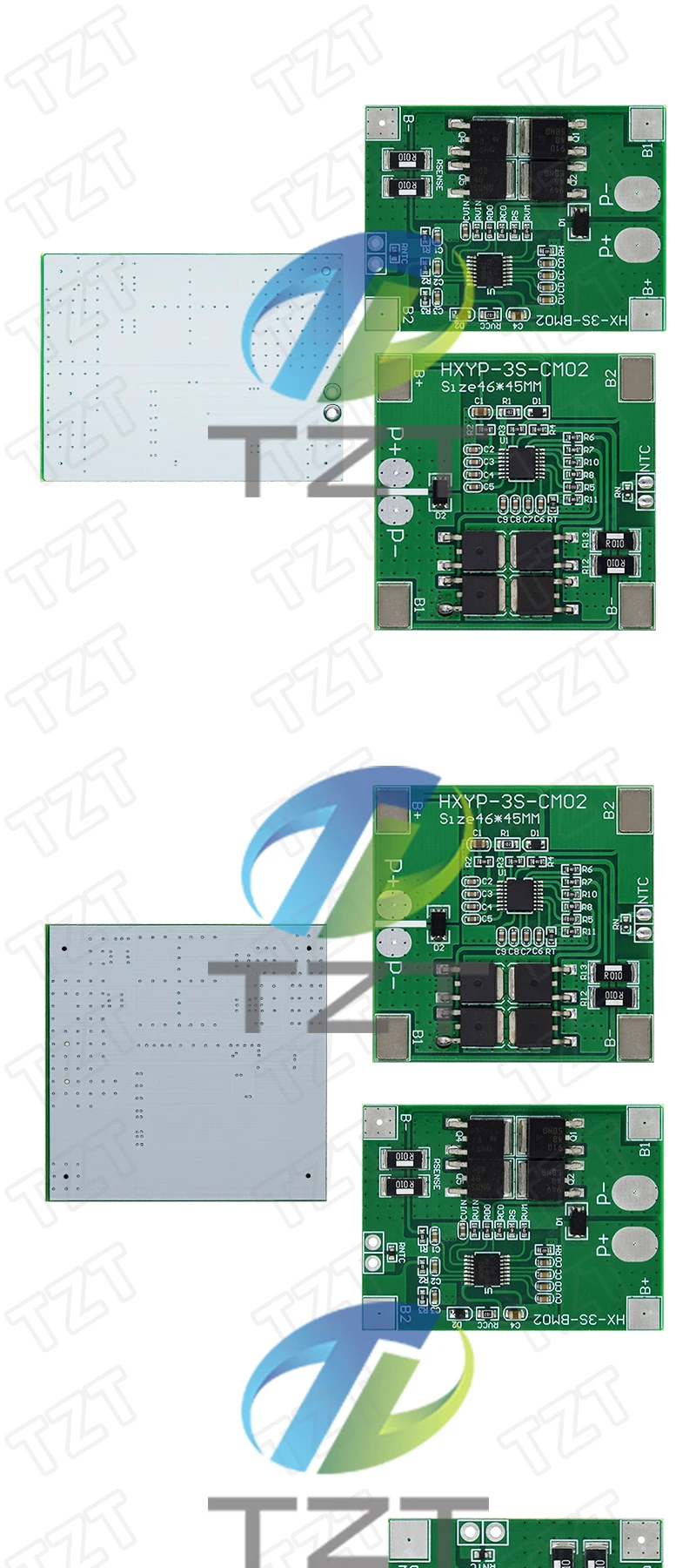 TZT 1/3PCS 3S 9.6V 11.1V 12.6V Lifepo4 Li-ion Lipo Lithium Batterieschutzplatine 18650 BMS 14A Begrenzung 20A PCB 4-Zellen-Pack PCM – Detail 4