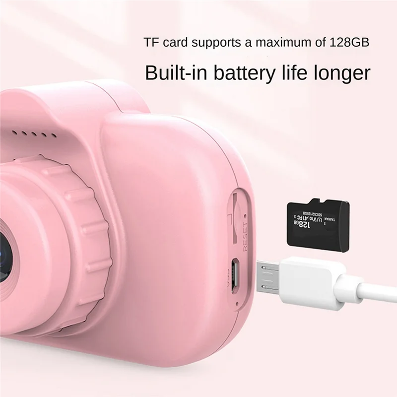 كاميرا صغيرة للأطفال AD41-32G كاميرا تصوير رقمية عالية الدقة كاميرا طباعة فورية كهدية عيد ميلاد للأطفال