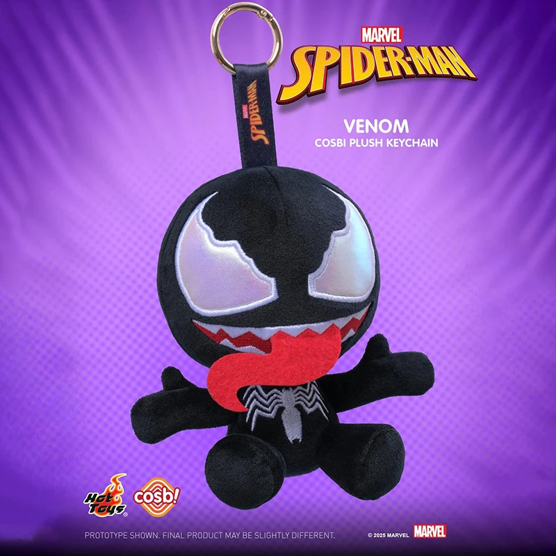 Autentici Hottoys Spider-Man Cosbi Blind Box Peluche Portachiavi Regalo Desktop Raccolto Mistero Trendy Surprise Regali per bambini