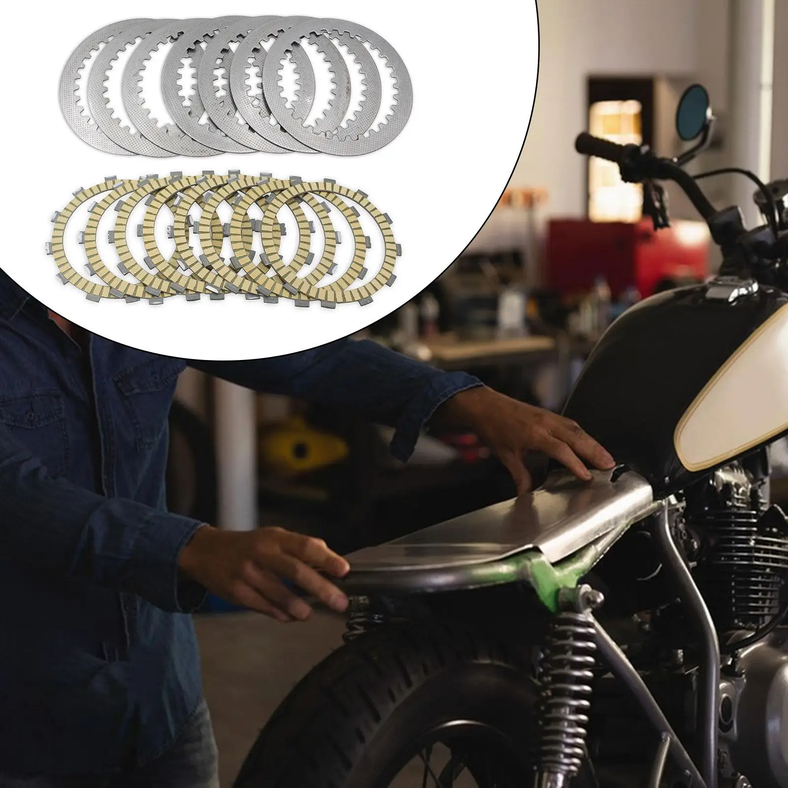 

Комплект дисков сцепления 4x7-16325-00-00 Запасные части 5TA-16321-00-00 Заменяет для