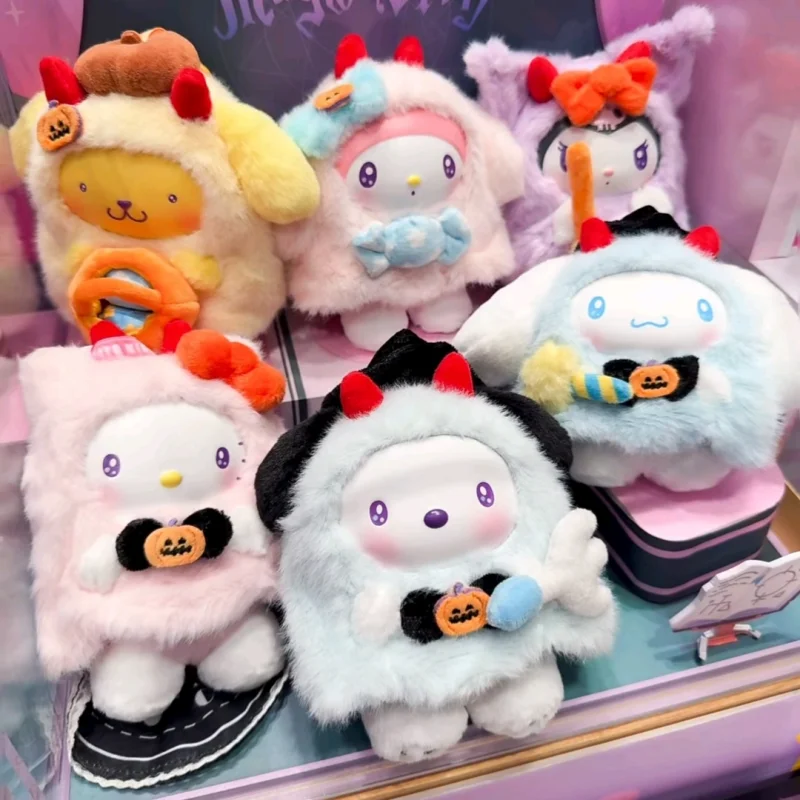 New Genuine Candy Carnival Night Series Blind Box Vinyl Plush Mystery Box Kawaii Bag Pendant Collectible Toy Halloween Gift