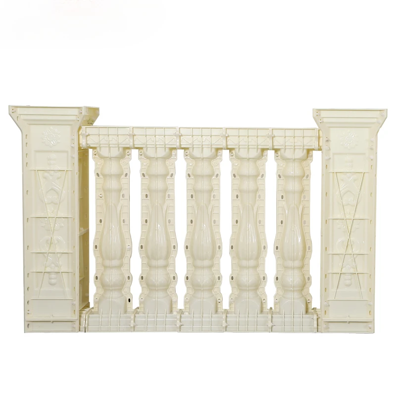 Roman Column Mold European Style Villa Line Fence Handrail Balcony Fence Cast-in-Place Vase Column Cement Railing Mold Quality