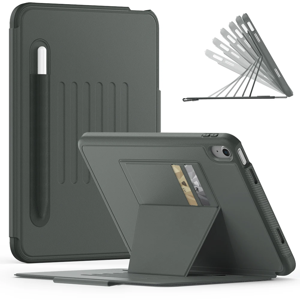

Универсальный чехол Smart Flip Case для iPad A16 2025 11th 10.9 2022 10th Gen. A3354 A3355 A3356 A2757 A2777 A2696 Подставка Магнитный чехол