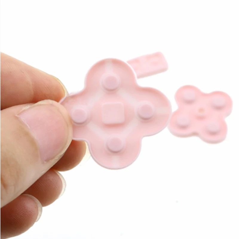 YuXi-Silicone Condutora Adhesive Botões para NDSL, controlador de substituição, Rubber Pad, Key Pads, Mat, condutora, 1Set