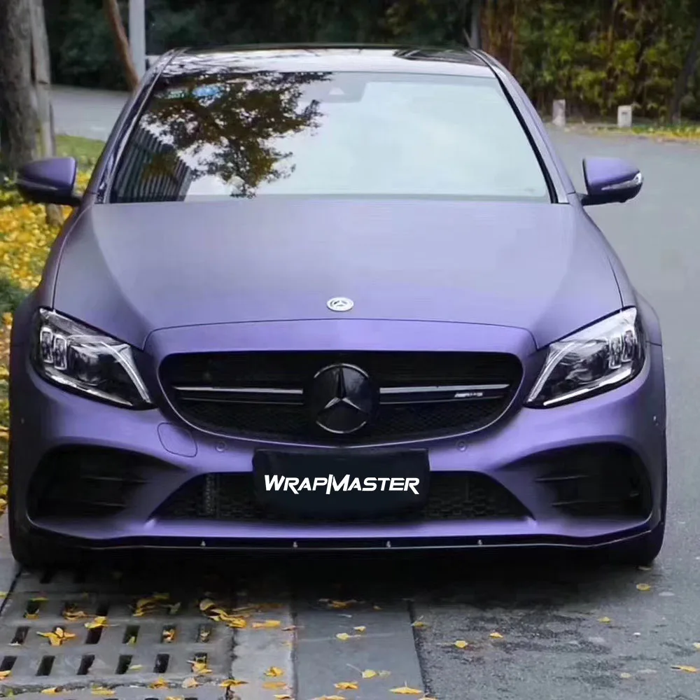 

Easy to Apply Vinyl Wrap Matte Metallic auto vinyl wrap Blue