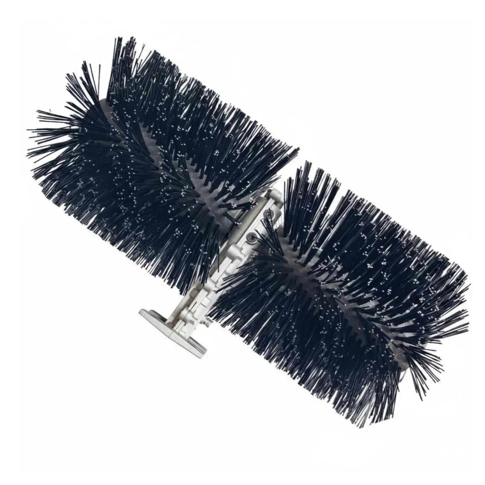 Brush Cutter Sweeper Attachment Versatile String Trimmer Sweeper Head Heavy Duty Spiral Brush Wheel Head for Patio, Driveway,