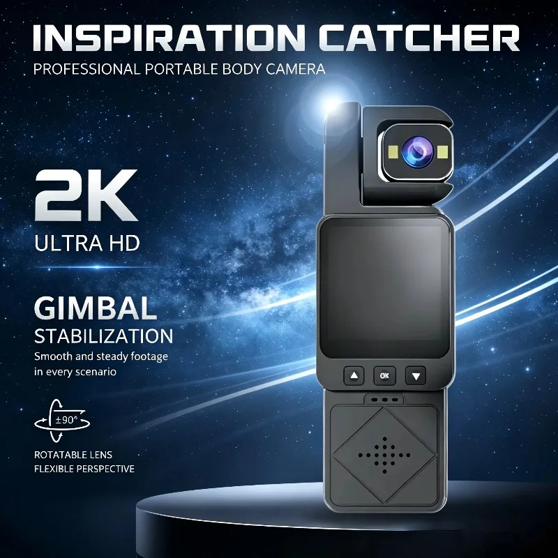 Cross-border handheld outdoor sports camera conference recorder pocket riding with WiFi night vision for cycling
